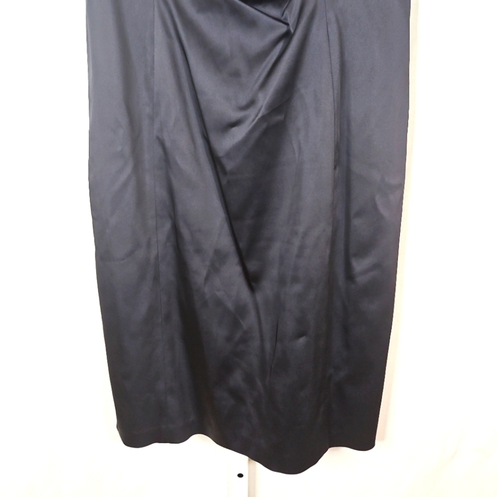 Kay Unger Navy Blue Cocktail Dress Sz 12 - Picture 5 of 7